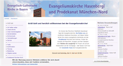 Desktop Screenshot of evangeliumskirche.de